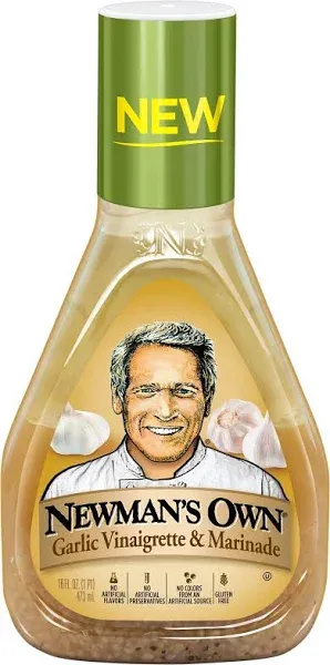 Newman's Own Garlic Vinaigrette & Marinade, 16 oz