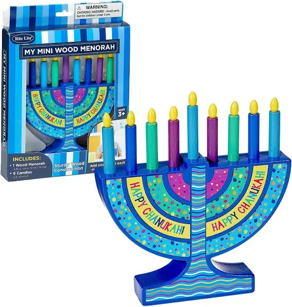 Rite Lite My Mini Wood Menorah