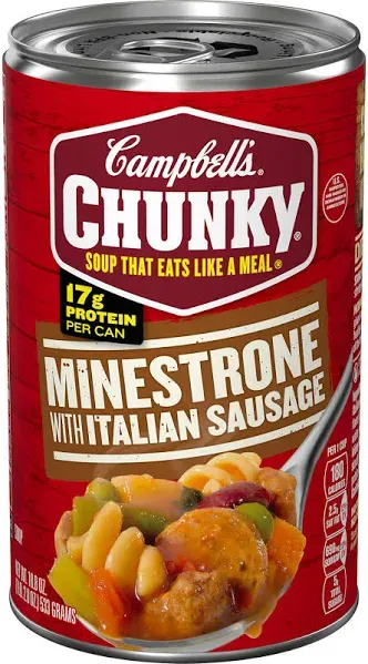 Campbell's Chunky Minestrone Italian Sausage Soup