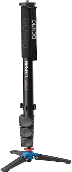 Benro A48FD 4 Section Aluminum Monopod with 3-Leg Locking Base