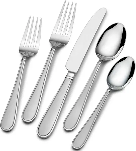 Gourmet Basics by Mikasa Westfield Frost 45-Piece Flatware Set