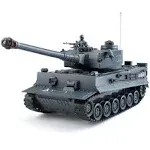 RC Tanks,1:28 WW2 German Tiger Army Tank Toys for Boys,9 Channels Remote Control Vehicles