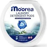 MO'OREA Laundry Detergent Pods,Blue Fresh Scent,Long Lasting Scent,2 in1 Pacs with Scent Booster Beads,120 count,Washing Detergent Pods (Ocean)