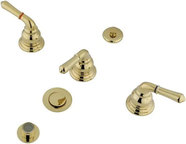 Kingston Brass Magellan Three Handle Bidet Faucet