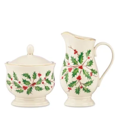 Lenox Holiday Sugar & Creamer Set