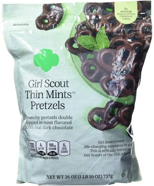 Girl Scout Thin Mints Pretzels