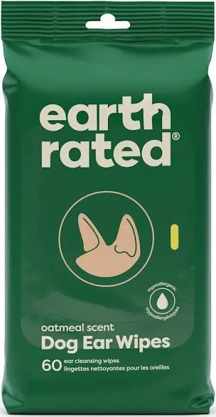 Earth Rated Dog Ear Wipes