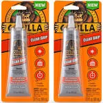 Gorilla Clear Grip Waterproof Contact Adhesive, , 3 Ounce, Clear, (Pack of 2)