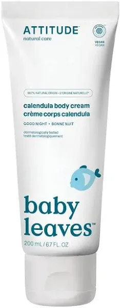 ATTITUDE Baby Leaves Calendula Body Cream