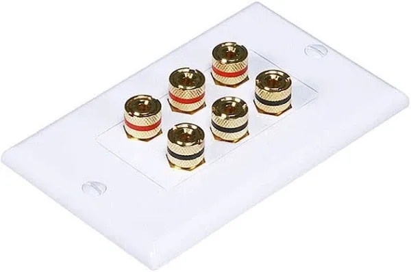 Monoprice Two Piece Inset Wall Plate Speakers