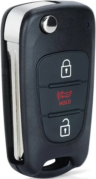 Replacement Remote Key Fob for Kia Soul 2010 2011 2012 2013 ID46 315MHz FCC ID: NYOSEKSAM11ATX(AMFL) / 95430-2K340 Black