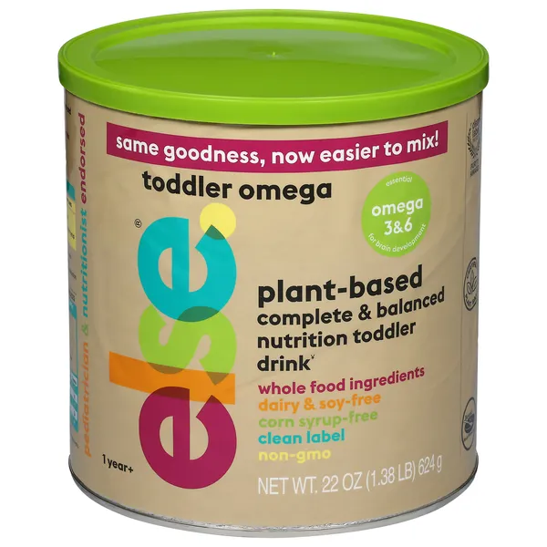 Else Nutrition Toddler Omega Plant-Based Complete & Balanced Nutrition