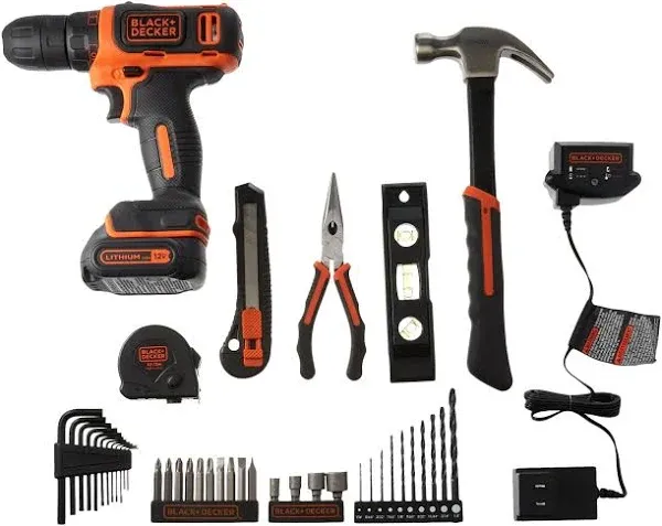 Black & Decker Li-Ion Battery Drill/Driver & Project Kit