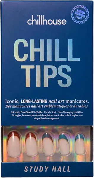 Chillhouse Women's Chill Tips Study Hall Press-On Nails