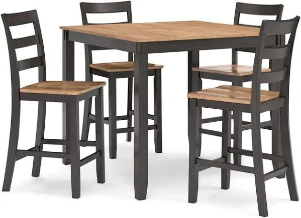 Ashley Gesthaven Counter Height Dining Table and 4 Barstools (Set of 5)