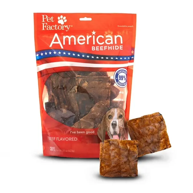 Pet Factory Beef American Beefhide Chips