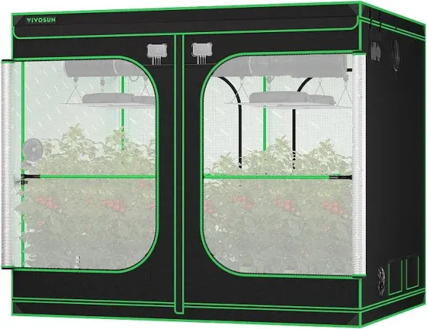 10 ft. x 10 ft. P108 Black Pro Grow Tent