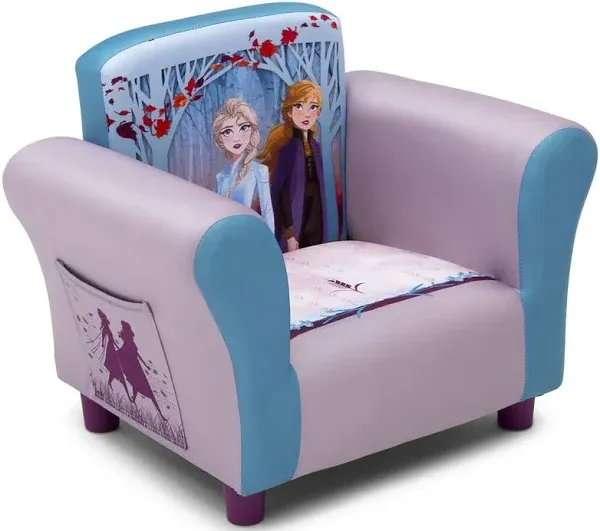 Frozen 2 &#034;Anna &amp; Elsa&#034; Kids Upholstered Chair -  NEW in box Delta UP528KD