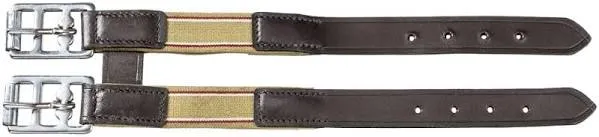 EquiRoyal Leather/Elastic Girth Extension