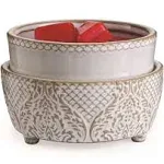 Candle Warmers 2-in-1 Fragrance Warmer, Vintage White