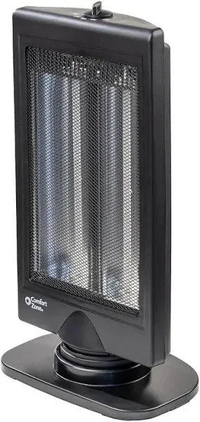 Comfort Zone Oscillating Flat Panel Halogen Heater