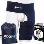 ODOFIT Ortho Sciatica Pain Relief Hip Brace - Compression Groin Support Wrap for Men and Women - Effective Thigh, Hamstring Sleeve and Hip Pain Relief - Left Leg