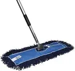 Nine Forty Residential | Commercial 48 inch Janitorial USA Floor Dry Dust Mop Broom Set | Handle