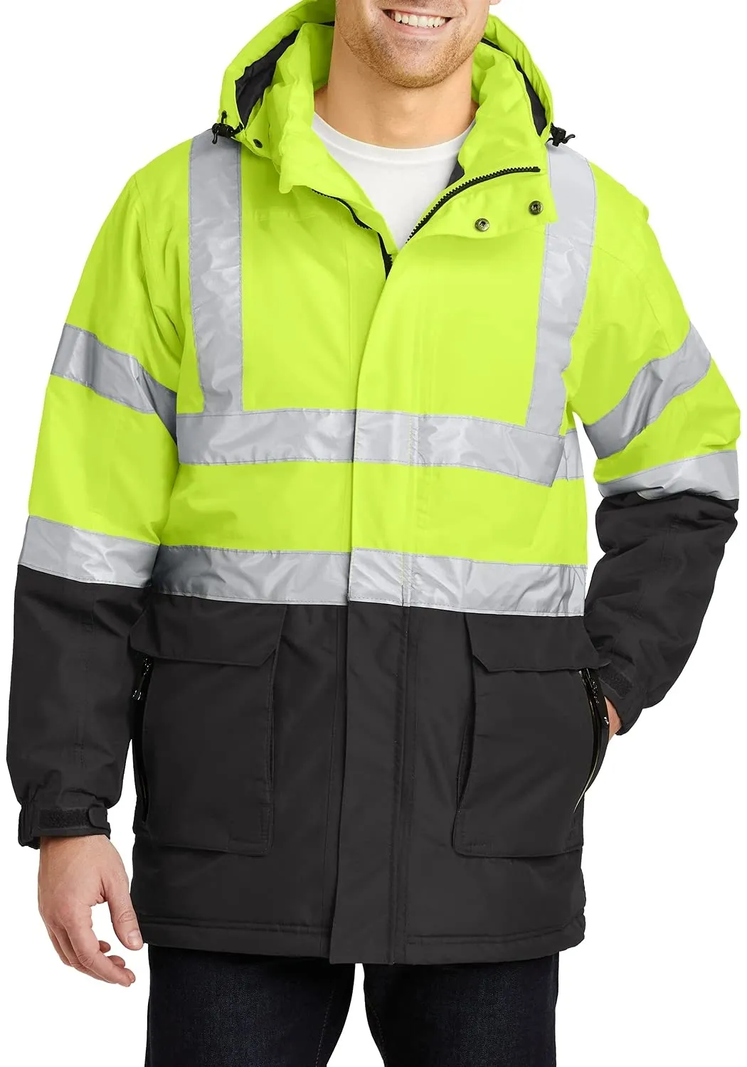 Port Authority J799S ANSI 107 Class 3 Safety Heavyweight Parka