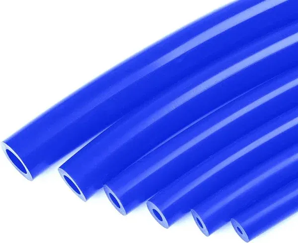 Reinforced Silicone Tubing Hose Kit 6 Sizes 5FT Blue - Automotive Use Only