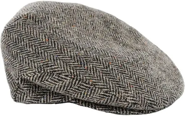 Mucros Weavers Irish Trinity Flat Cap Men Wool Tweed Newsboy Hat Made in Ireland