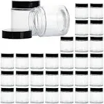 4oz Glass Jars with Lids, Hoa Kinh 30 Pack Clear Glass Jars with Lid Empty Co...