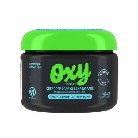 6 Pack  OXY Deep Pore Cleansing Pads, 104 Count