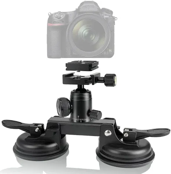 Heavy Duty 360°Ball Head DSLR / Mirorrless Camera Camcorder Dashcam