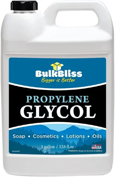 Bulk Bliss Propylene Glycol Food Grade Quart - USP Grade for Skin, Cosmetics, Humidors, Snow Globes (32 oz)