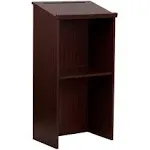 AdirOffice 661-01 Wood Stand-up Podium Lectern - Mahogany