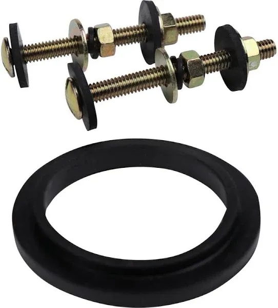 Danco Tank to Bowl, Use Toilets, 5/16 in Dia X 3-1/4 in L, 88359 Eljer Repair Kit, Black