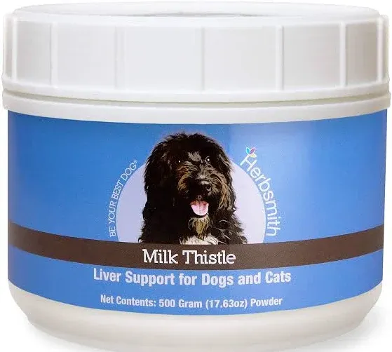 Herbsmith Milk Thistle Liver Support Supplement For Dogs, 75g