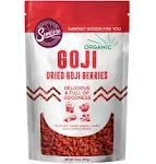 Suncore Foods Organic Dried Goji Berries, Gluten-Free, Non-GMO, 8oz (1 Pack)