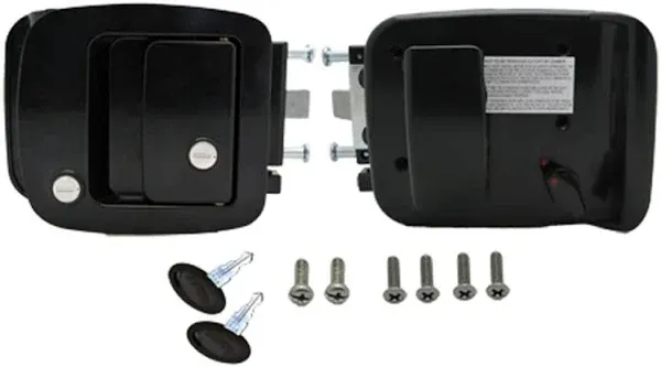 AP Products 1212.1215 013-257 Standard Bauer RV Entrance Door Lock, Black