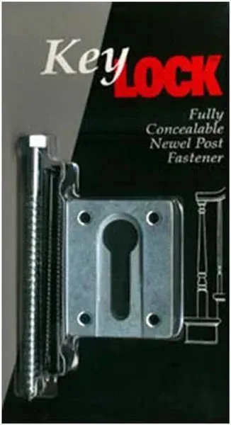 KeyLock Fully Concealable Newel Post Fasteners 6283 USA Made Brand New Sealed