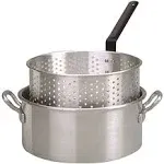 King Kooker 10-Quart Aluminum Fry Pan with Basket