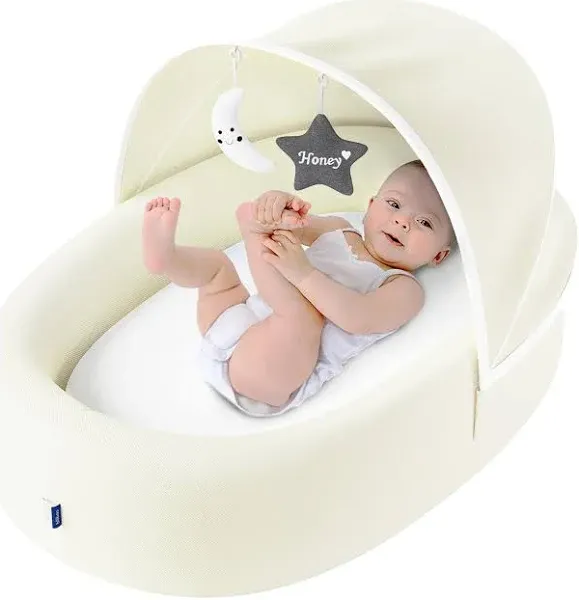 Biliboo Premium Baby Lounger for Newborn, Infant and Toddler - Baby Nest Loun...