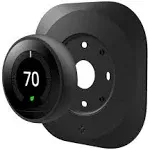 Spigen Wall Plate For Google Nest Learning Thermostat - Black