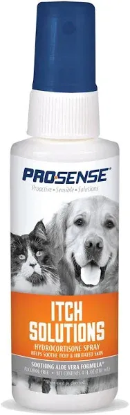 ProSense P-87140 Reduce Inflammation Dog Itch Relief Hydrocortisone Spray 4 oz.