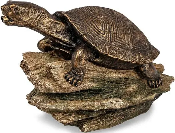 Turtle on Log Spitter