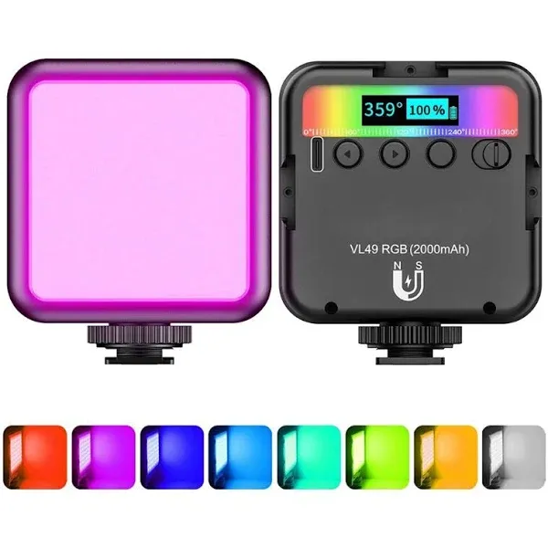 Ulanzi L2 RGB COB Magnetic Video Light 2878