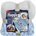 Ontel Huggle Hoodie Ultra Plush Blanket, Blue Tie-Dye