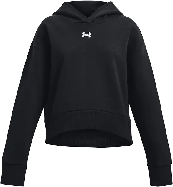 Under Armour Girls' Rival Fleece Crop Hoodie