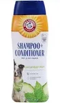 Arm & Hammer Shampoo & Conditioner, for Pets, Cucumber Mint, 2-in-1 - 20 fl oz