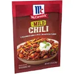 Mccormick Seasoning Mix, Chili, Mild - 1.25 oz